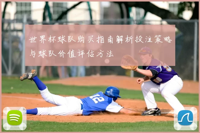世界杯球队购买指南解析投注策略与球队价值评估方法