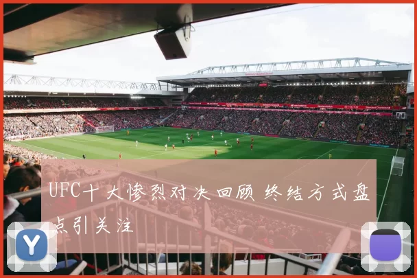 UFC十大惨烈对决回顾 终结方式盘点引关注